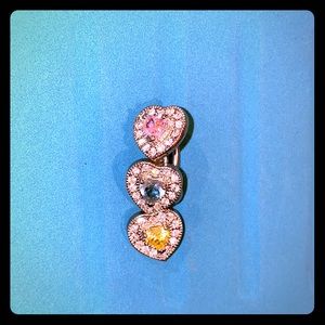 Top Hearts Belly Ring